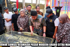 Resmikan Pasar Modern Grand Citra Mandiri, Gubernur Herman Deru Optimis Pacu Ekonomi Masyarakat Gandus
