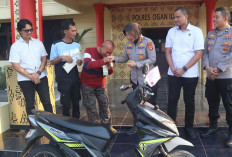 Senyum Sumringah Imron Hadi, Terima Sepada Motor dari Polres Ogan Ilir yang 4 Bulan Lalu Hilang