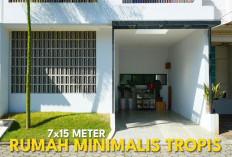 Rumah Lebar 7 Meter Bisa Selega Ini? Rahasia Desain Rumah Modern Tropis yang Pintar