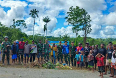 Tanamkan Semangat Ketahanan Pangan Kepada Warga Binaan, Cara Ini Diambil Satgas Yonif 144 Jaya Yudha