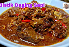 Dagingnya Empuk Pol! Bistik Daging Sapi Resep Emak. Kuah Kental, Berkecap, Berempah