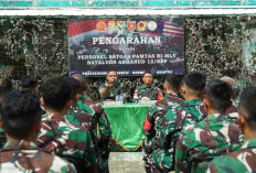 Pengawasan Operasi, Prajurit Perbatasan Wilayah RI-Malaysia Dapat Kunjungan Tim Wasops Sopsad
