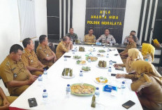 Polsek Indralaya Gelar Rapat Koordinasi Penanggulangan Karhutla, Ini Poin Pentingnya