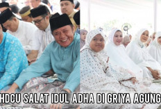 Kompak Salat Idul Adha di Griya Agung, HDCU Ketuk Pintu Langit Doakan Warga Sumsel yang Berhaji