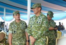 Pangdam II Sriwijaya Dampingi Kasad dan Wamdagri dalam Apel Akbar Satlinmas Se-Indonesia