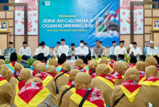 217 Jemaah Haji OKI Resmi Berangkat, Bupati Muchendi Tekankan Kebersamaan