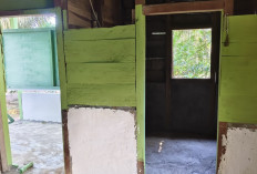 Tahapan Pengecatan Rehab RTLH Titik 2 Dilaksanakan Satgas TMMD Kodim Lahat, Warna Apa?