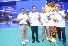 QRIS Sriwijaya Badminton Cup Resmi Dibuka, Wagub Sumsel Cik Ujang Tekankan Semangat Sportivitas