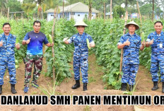 Terus Manfaatkan Lahan Tidur, ini Cita-Cita Mulia Danlanud SMH Kolonel Pnb Zulfikri