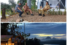 GOKIL! Lematang Riverside Glamping Sajikan Panorama Eksotis dengan Dua Ikon Lahat Ini