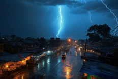 BMKG: Waspada Hujan Petir di Palembang, Prakiraan Cuaca di Sumsel Kamis 6 November 2025