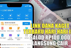 Klaim Sebelum Hangus! Link DANA Kaget Terbaru Hari Ini, Saldo Rp100.000 Langsung Cair