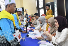 Pesan Kemenhaj Sumsel kepada PPIH, Jamaah Haji Kloter 3 Embarkasi Palembang Masuk Asrama
