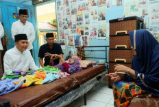 Pj Gubernur Sumsel Rayakan Lebaran di Panti Jompo, Ekspresi Para Lansia Mengejutkan