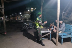 Patroli dan Monwil, Anggota Koramil 405-06 Muara Pinang Sambangi Desa Binaan, Intip Yuk 