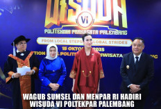 Wisuda VI Poltekpar Palembang, ini Harapan Mendalam Wagub Sumsel Cik Ujang dan Menpar Widiyanti Putri Wardhana