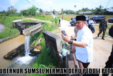 Pulang dari Kajian Akbar, Gubernur Herman Deru Dapati Pemandangan Tak Biasa dan Langsung VC Kepala BBWSS VIII