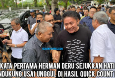 Kata Pertama Herman Deru Sejukkan Hati Pendukung Usai Unggul di Hasil Quick Count LSI