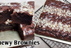 Bikin Chewy Brownies Buat Kado Valentine, Dijamin Bikin Pasangan Berbunga-bunga