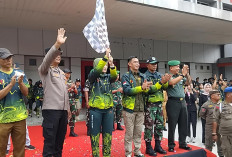 489 Atlet, Pelatih dan Official Dilepas Porprov XV Muba, Wabup Lahat: Jaga Kesehatan dan Junjung Sportifitas