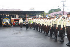 Kapolres Lahat Pimpin Apel Konsolidasi Satuan Pengamanan untuk Ciptakan Kamtibmas, Ini Buktinya 