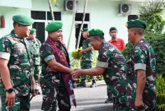 Sambangi Kodim Muara Enim, Ini Pesan Tegas Danrem Gapo Ke Prajurit 