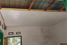 Pengerjaan Bagian Ini Dilakukan Satgas TMMD Kodim Lahat dalam Rehab RTLH di Desa Lubuk Tampang