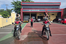 Polres Lahat Gelar Latihan Rutin Dalmas, Tingkatkan Kesiapsiagaan Personel