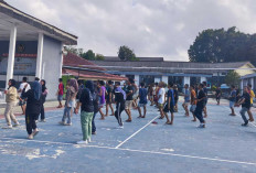 Semangat Hidup Sehat, Warga Binaan Rutan Baturaja Antusias Ikuti Senam
