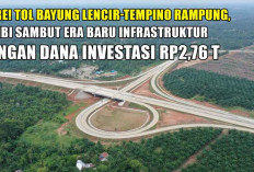 HORE! Tol Bayung Lencir-Tempino Rampung, Jambi Sambut Era Baru Infrastruktur dengan Dana Investasi Rp2,76 T