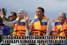 Kehadiran Bupati dan Ketua TP PKK Lengkapi Semarak Idul Fitri di OKI, ini Buktinya!