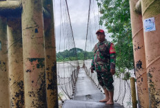 4 Fakta Jembatan Gantung Desa Kuripan Selatan yang Ambruk Diterjang Luapan Air Sungai Lematang