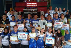 Ramaikan Turnamen Voli Desa Pulau Beringin, Klub Bola Voli Kikim Area dan Empat Lawang Saling Unjuk Gigi