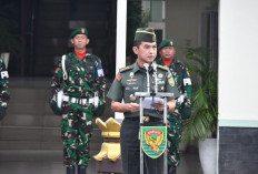 Gelar Upacara Bendera 17-an, Begini Pesan Kasrem Gapo