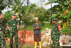 Pejabat Tinggi Kodim Palembang Dampingi Aster Kasdam II Sriwijaya Tinjau Pembangunan KDKKMP, Ini Lokasinya
