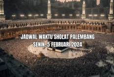  Jadwal Sholat Wilayah Palembang Beserta Niat, Hari Ini Senin 5 Februari 2024