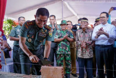 Pangdam II Sriwijaya Melaksanakan Peletakan Batu Pertama Ground Breaking Rehab RTLH