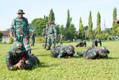 Penerimaan Warga Baru, Tradisi Korps Ini Dilakukan Ajendam II Sriwijaya
