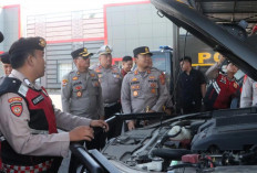 Kapolres Lahat Cek Kendaraan Operasional Personil, Ini Katanya