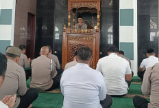 PJU bersama Personel Polda Sumsel Hari kedua Ramadan ikuti ceramah Agama