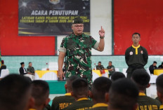 Latihan Kadertih PSM Tahap II Tuntas, Kajasdam II Sriwijaya Tekankan Hal Ini