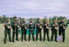 Yonkav 5/DPC Raih Juara Dua Peleton Pendamping Lomba Tonting Kodam II/Swj