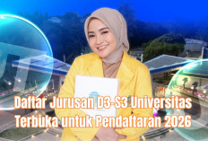 Daftar Jurusan D3-S3 Universitas Terbuka untuk Pendaftaran 2026, Solusi untuk Mahasiswa Baru! 