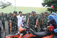 Siap Amankan Sumsel dari Api, Korem Gapo Gelar Alutsista Penanggulangan Karhutla