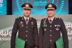 Luar Biasa Karya Ilmiahnya di Terbitkan di Dubai, Dua Anggota Polri Dapat PIN Emas Dari Sosok Jenderal Ini
