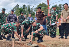 Wujudkan Mimpi Warga, Pangdam II Sriwijaya Pimpin Ground Breaking Jembatan Beton di Kecamatan Kalidoni