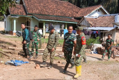 Begini Suasana Dandim Lahat Tinjau Langsung Lokasi Sasaran TMMD Ke-128 di Desa Lubuk Tampang