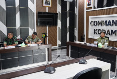 Sukses Bangun 106 Titik KDKMP, Kasdam II Sriwijaya Ikuti Rapat Evaluasi Kaster TNI