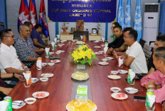 Jalin Kerjasama, Kontingen Cambodian EOD Undang Makan Malam Kontingen Satgas Kizi TNI Konga