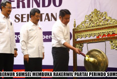 Hadiri Rakerwil Perindo Sumsel, Gubernur Herman Deru Tekankan Konsolidasi dan Literasi Politik